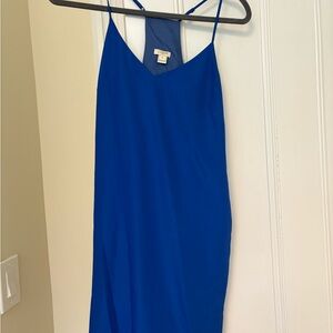 J. Crew Royal Blue Strappy Dress
